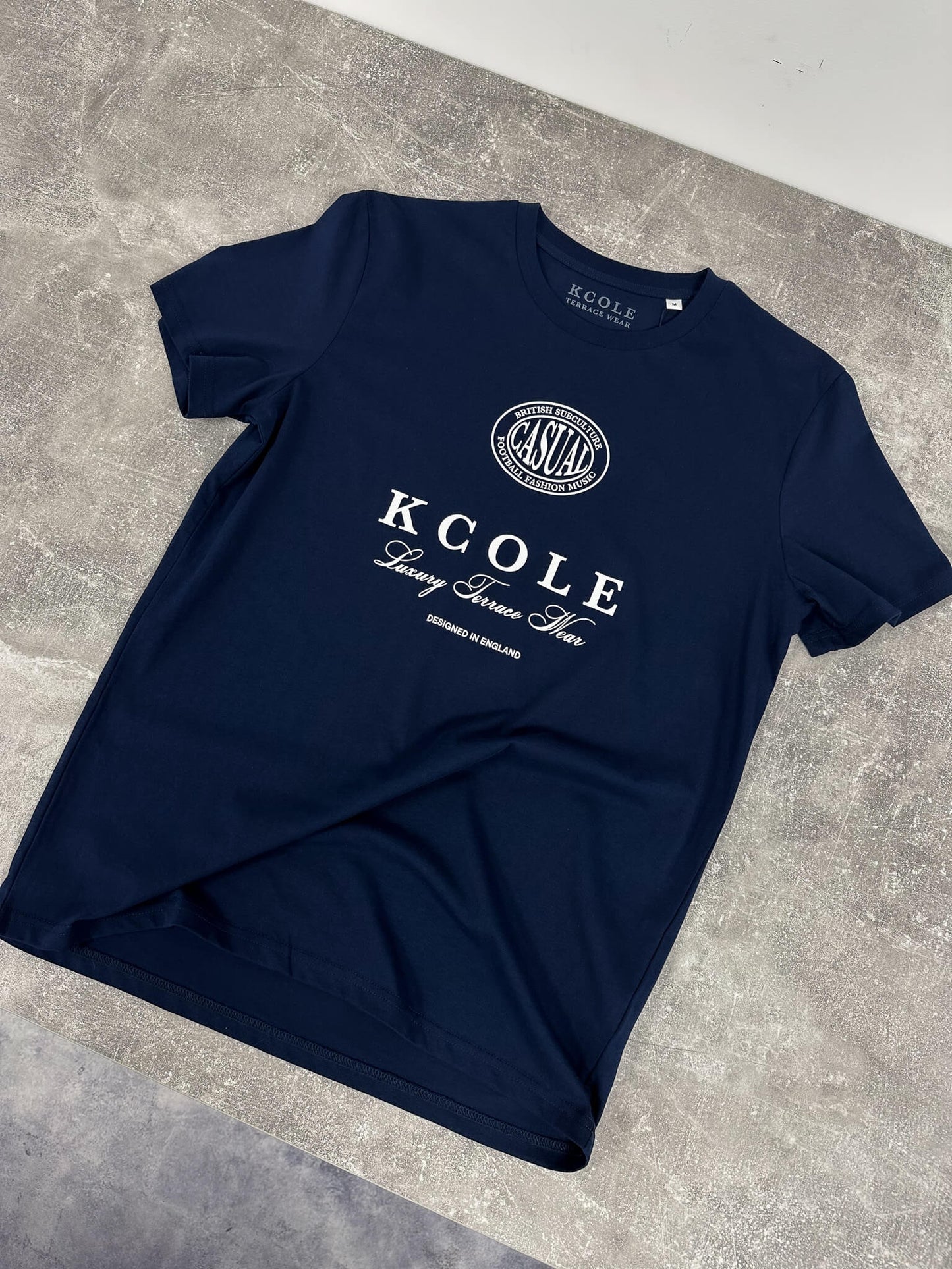 British Subculture Casual Tee - Navy