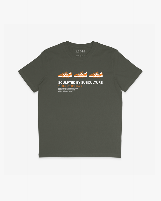 Sculpted By Subculture Tee - Khaki