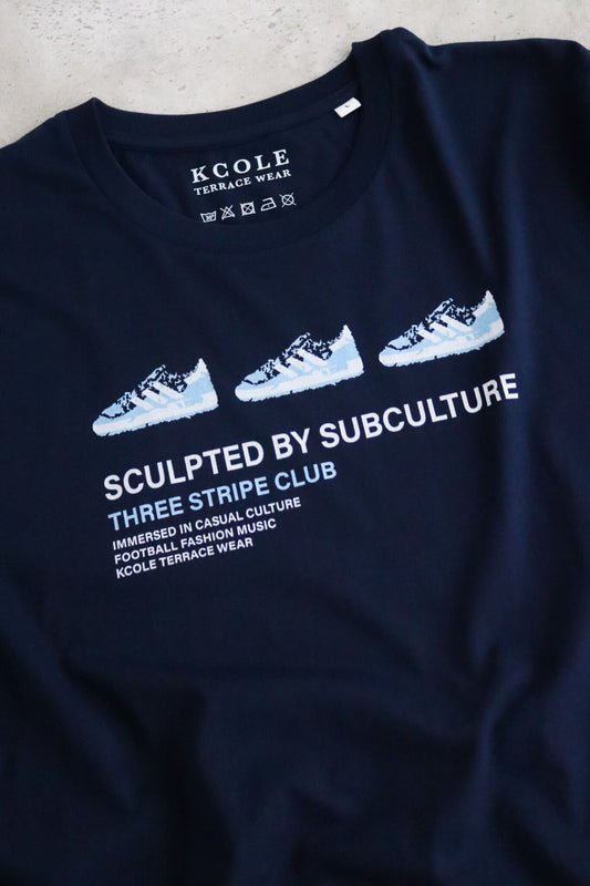 Sculpted By Subculture Tee - Navy