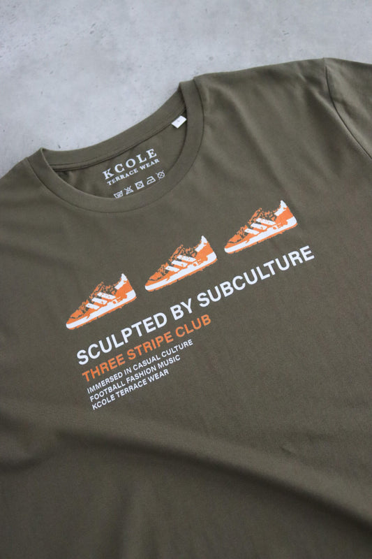 Sculpted By Subculture Tee - Khaki